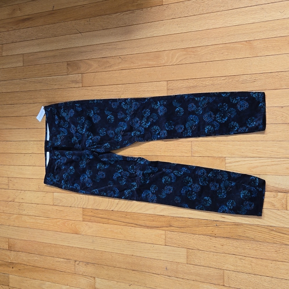 Pilar and thr Letterpress velour pants